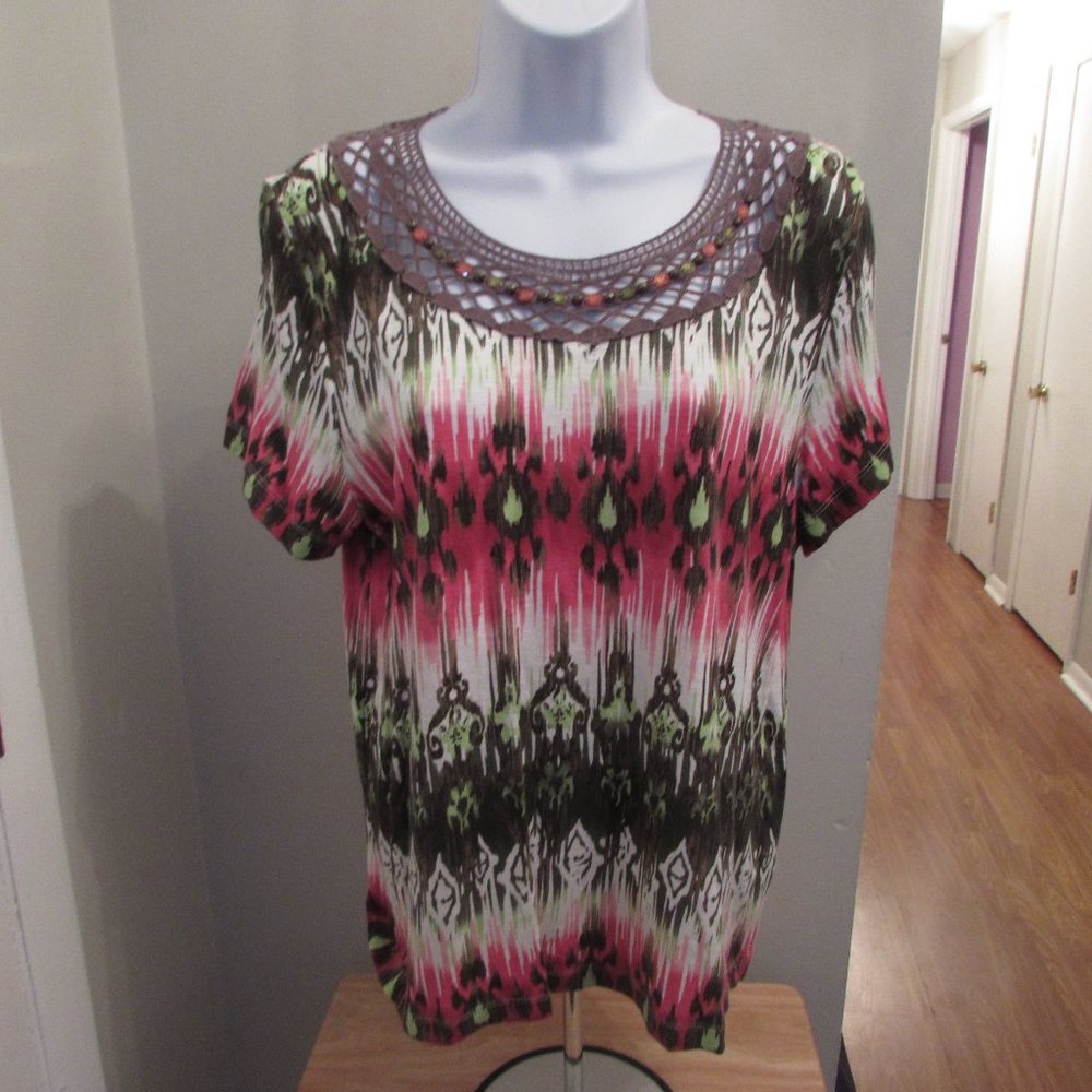 Womens Blouse Alfred Dunner Sz PM